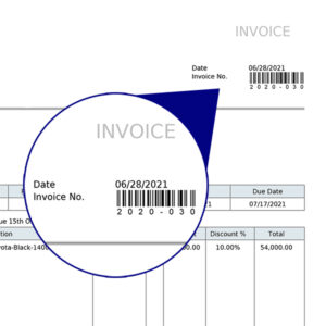 ixerp e-invoice barcode