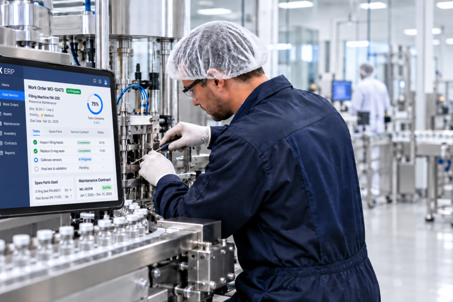 Pharmaceutical Maintenance ERP